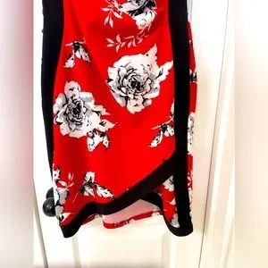 Dresses | Macys Red And Black Cocktail Dress | Poshmark